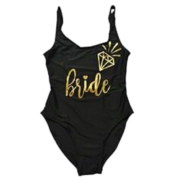 *NEW* Bride Black One Piece Swimsuit Size 10/12 (XL) - Picture 2 of 12